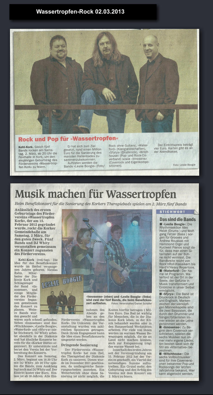 Wassertropfen-Rock 02.03.2013